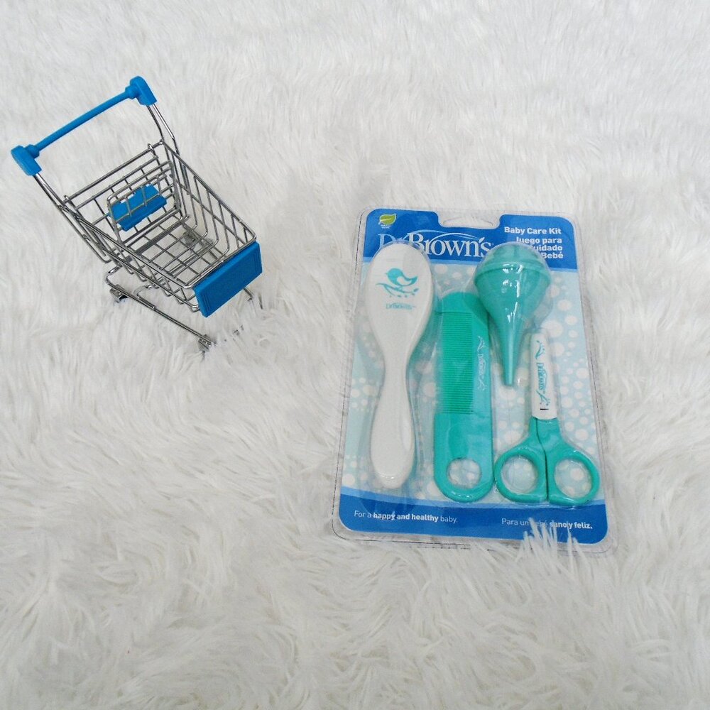 Dr Browns Baby Care Kit Turquoise Green White